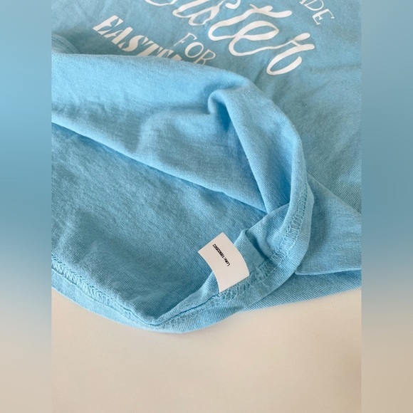 Gildan 100% Heavy Cotton Blue Easter Graphic T-Shirt Youth size XS - Picture 10 of 11